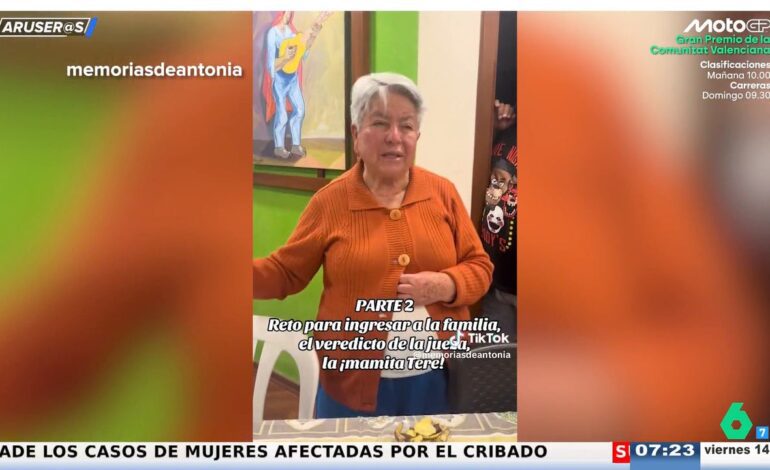 Así es el reto viral de una abuela para que los novios de sus nietas ingresen en la familia
