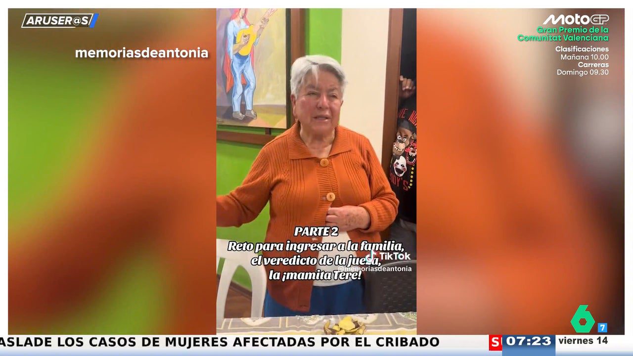Así es el reto viral de una abuela para que los novios de sus nietas ingresen en la familia