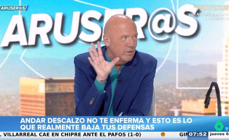 ¿Caminar descalzo provoca resfriados? Alfonso Arús desmiente este mito en Aruser@s