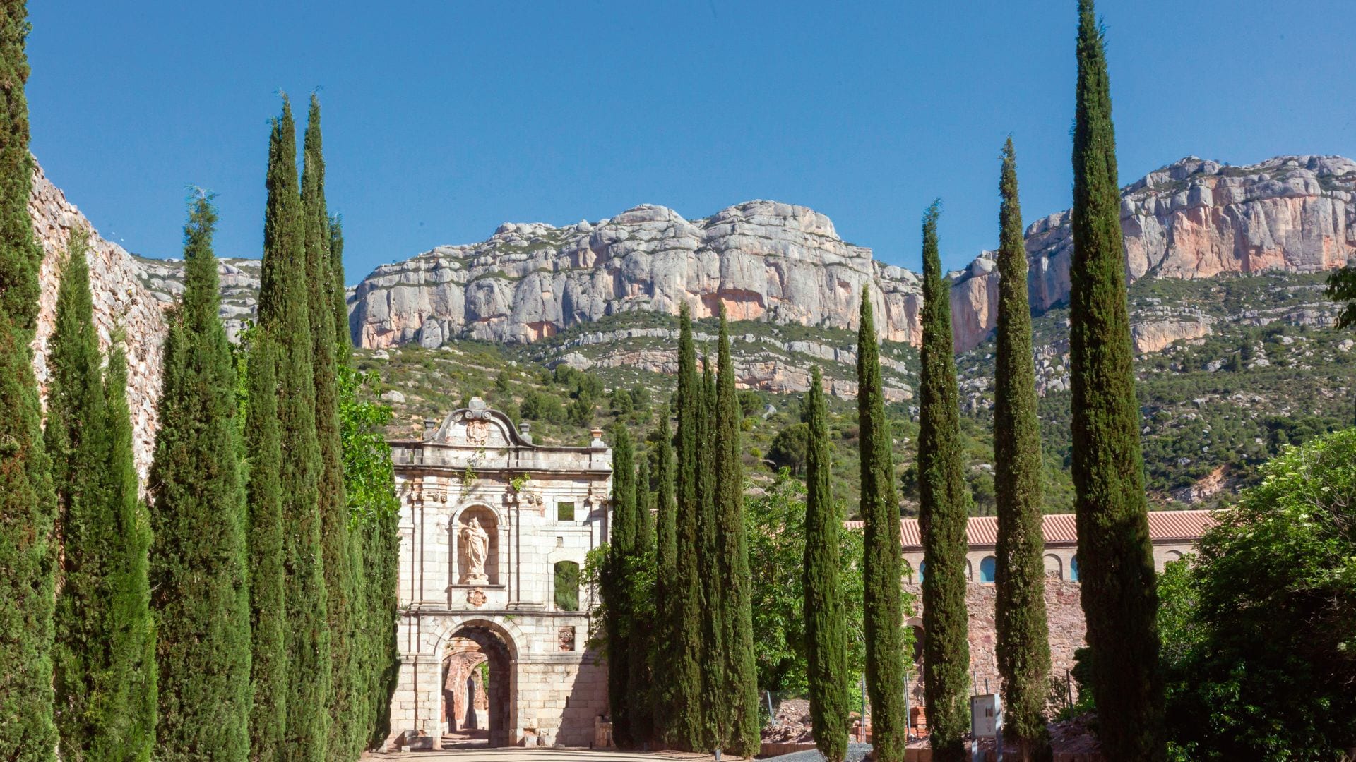 Restos de la Cartuja de Escaladei en El Priorat