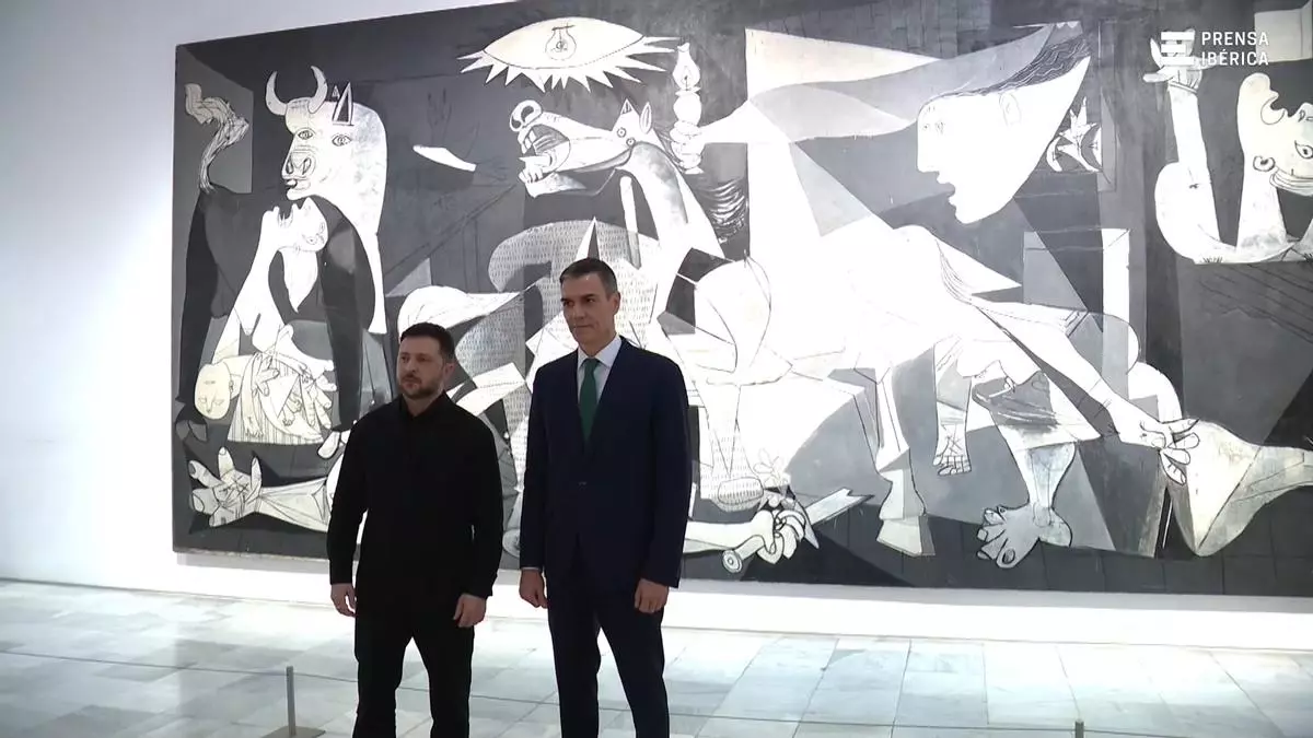 'Guernica', el cuadro que Zelenski quería ver con Sánchez