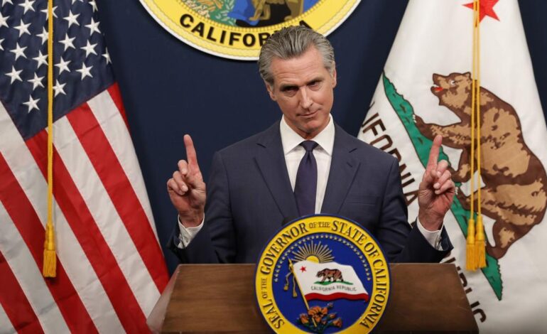 Sondeos en California apuntan a una victoria del plan de Newsom para un nuevo mapa electoral