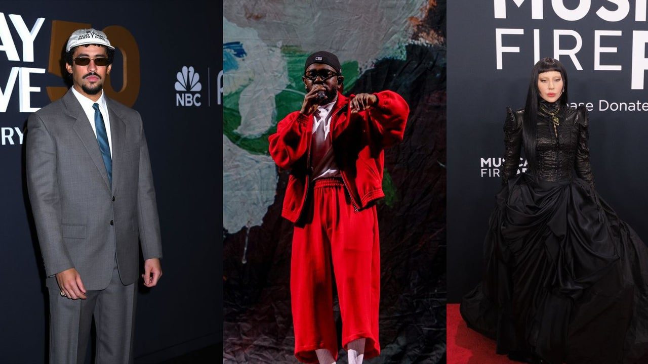 Bad Bunny, Lady Gaga y Kendrick Lamar, los artistas con más nominaciones