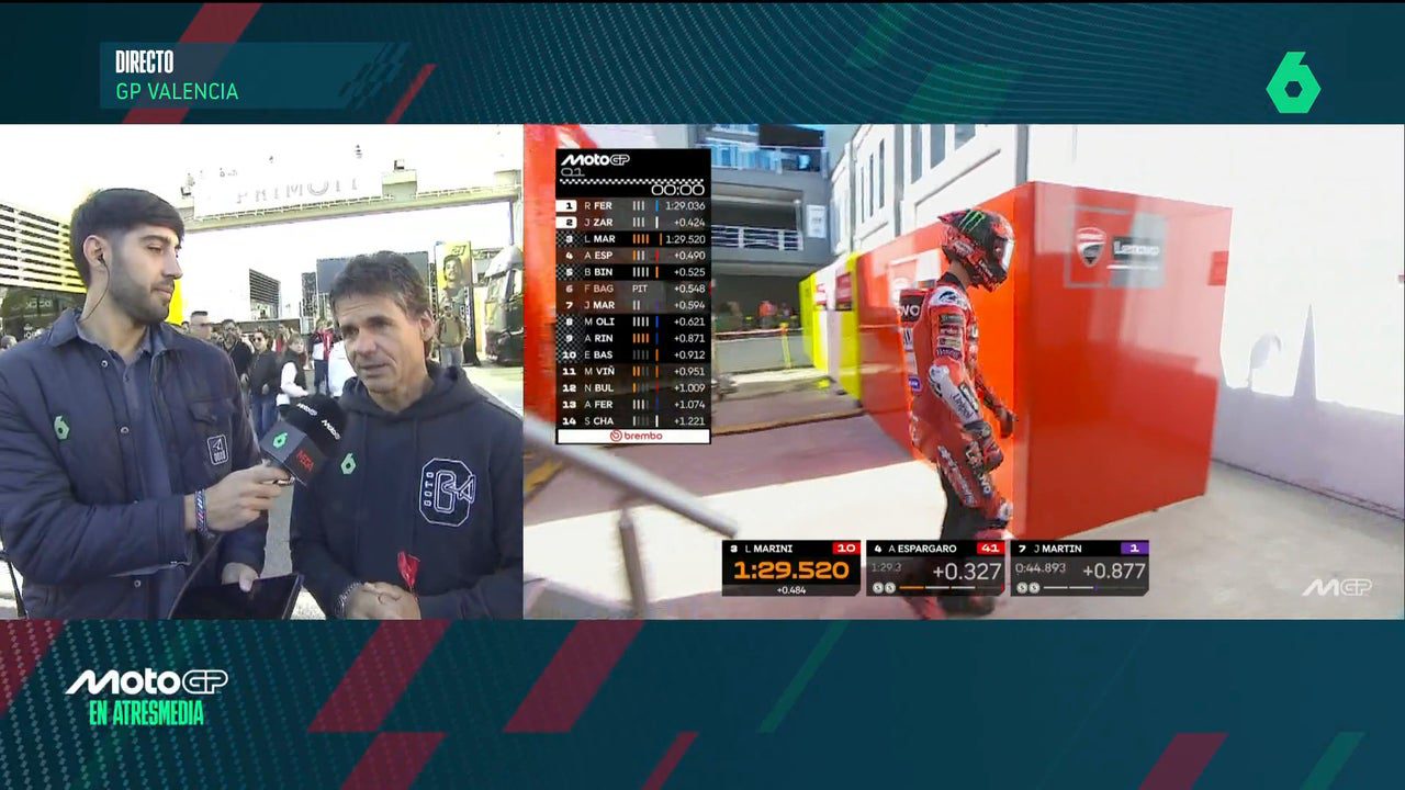 La llamativa relfexión de Crivillé sobre la crisis de Bagnaia: «Entró desesperado…»