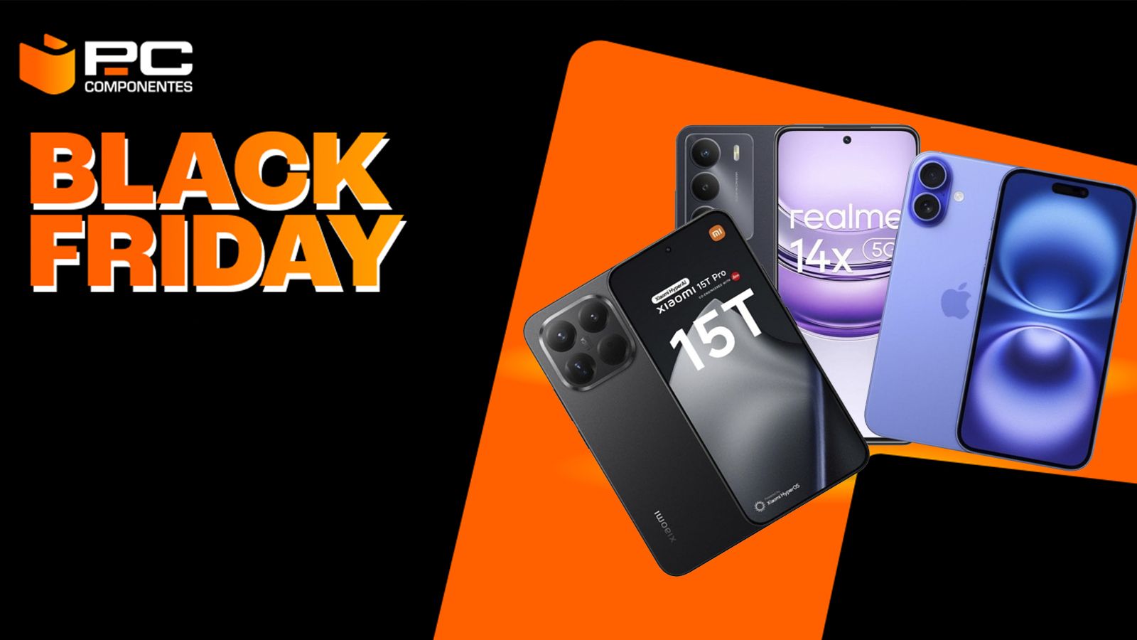 los smartphones más vendidos de PcComponentes en el Black Friday
