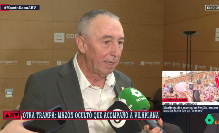 Baldoví cree que Mazón se fue a su casa a ducharse para "espabilarse" y poder llegar al Cecopi en unas "mínimas condiciones"