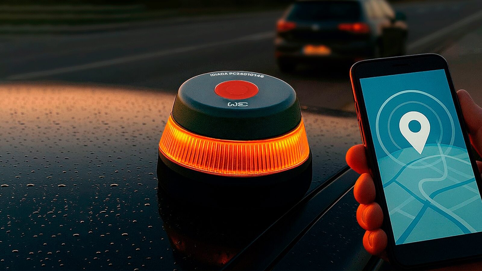 Esta baliza V16 con cobertura gratis de Telefónica hasta 2038 y homologada por la DGT está a precio mínimo en AliExpress