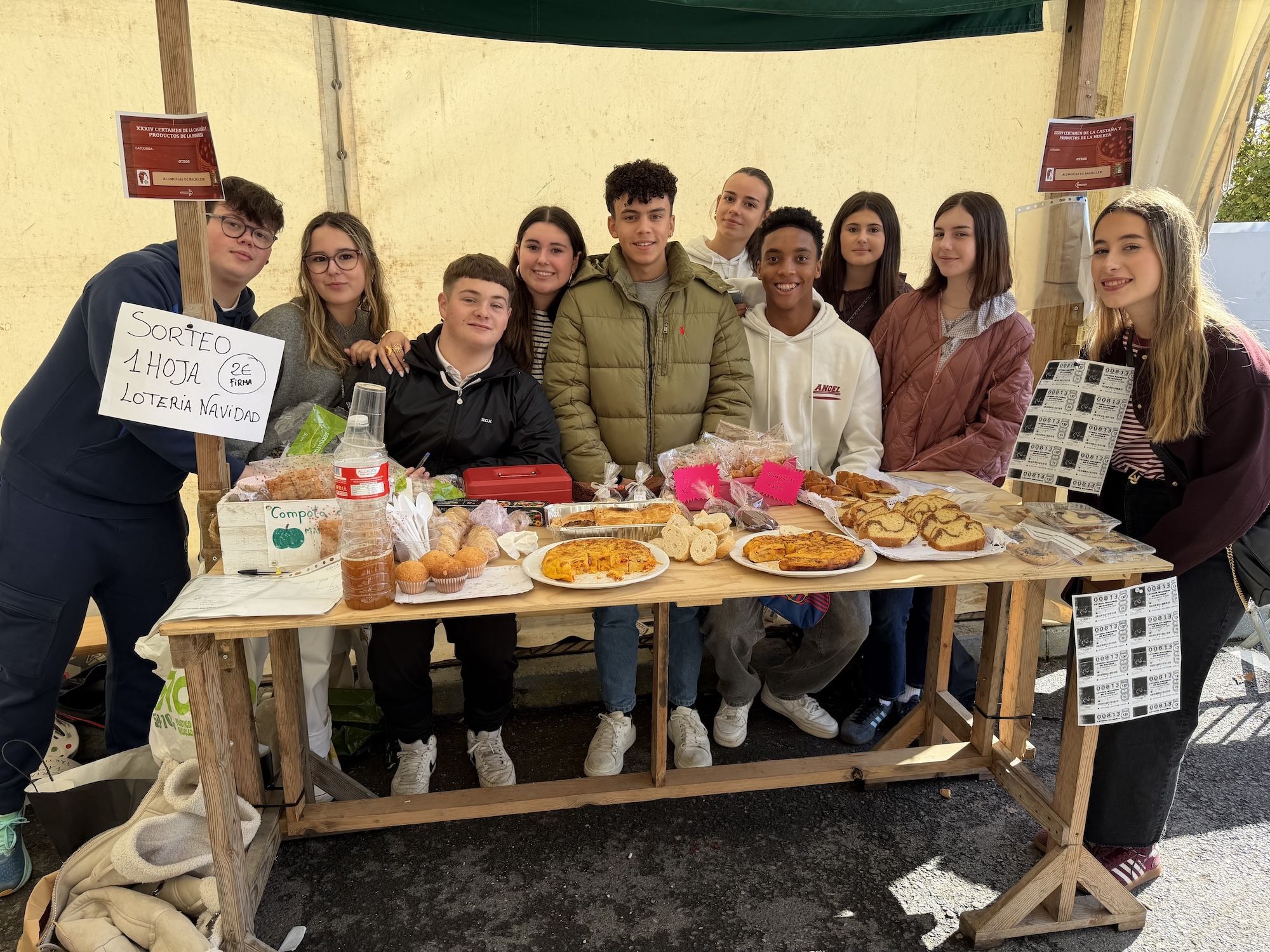 Concurso de castañas y productos de la huerta en Arriondas