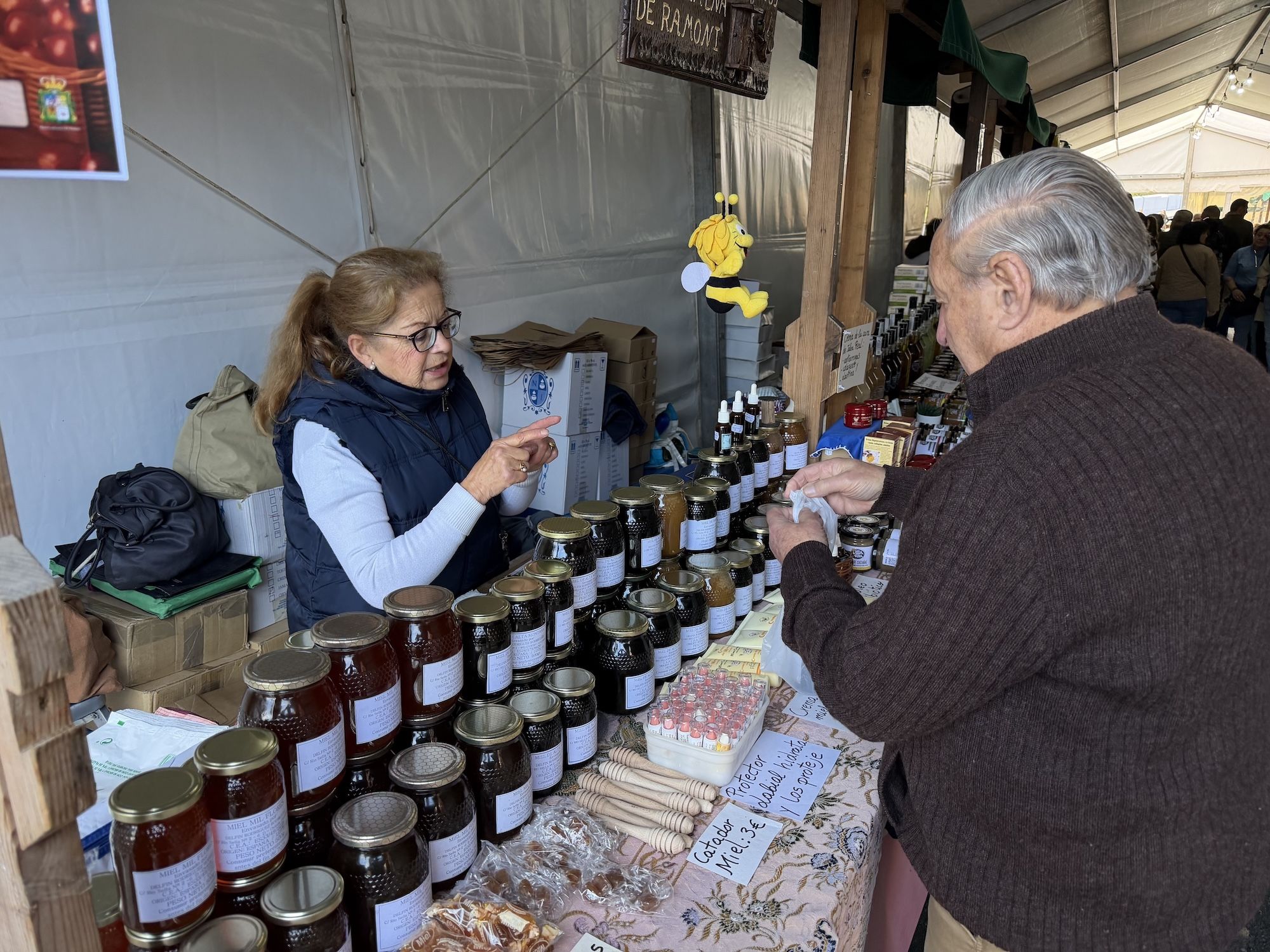 Concurso de castañas y productos de la huerta en Arriondas