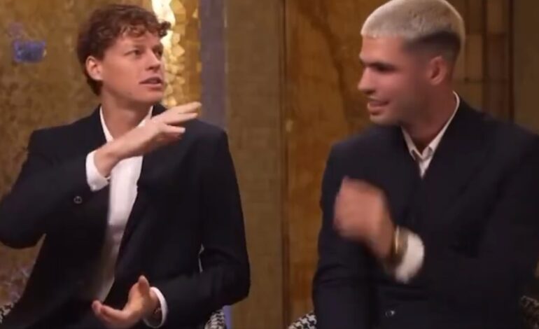 La broma de Sinner a Carlos Alcaraz por su corte de pelo