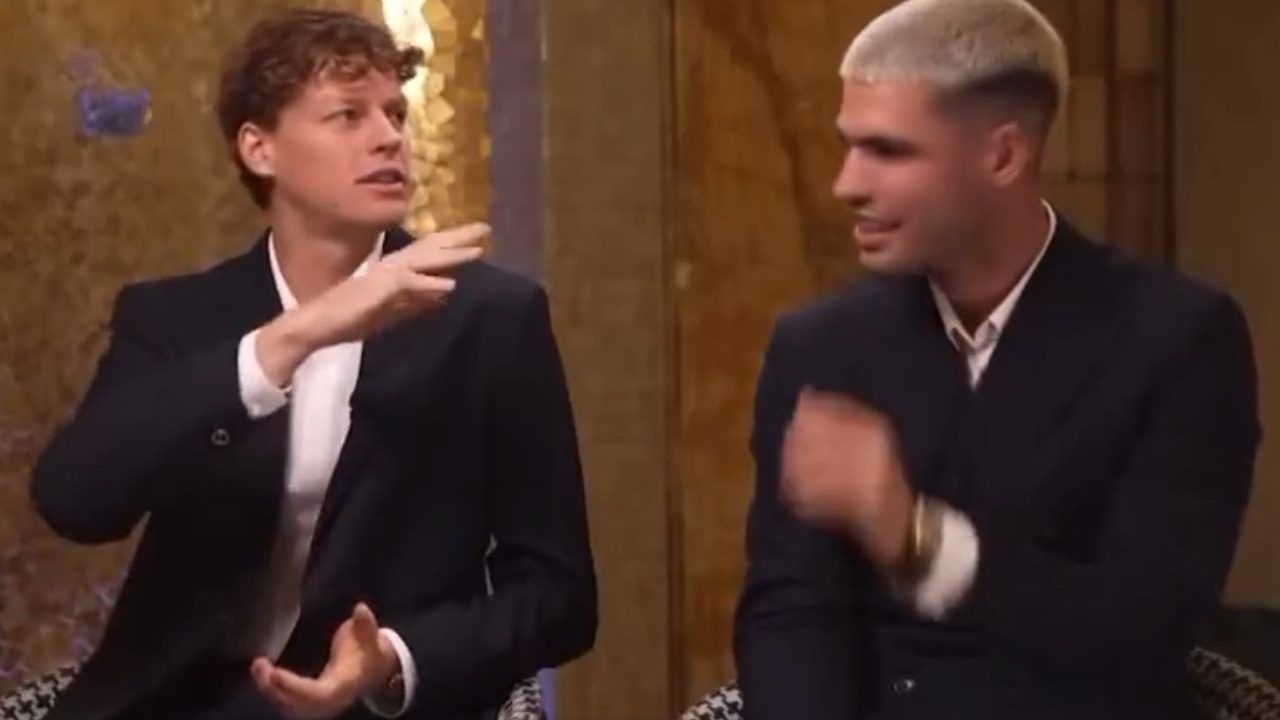 La broma de Sinner a Carlos Alcaraz por su corte de pelo