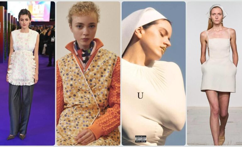 El hábito de monja de Rosalía y los mandiles de Miu Miu: ¿se viene moda viejuna?