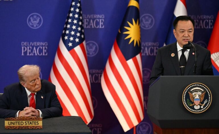 Tailandia suspende el armisticio con Camboya apadrinado por Trump