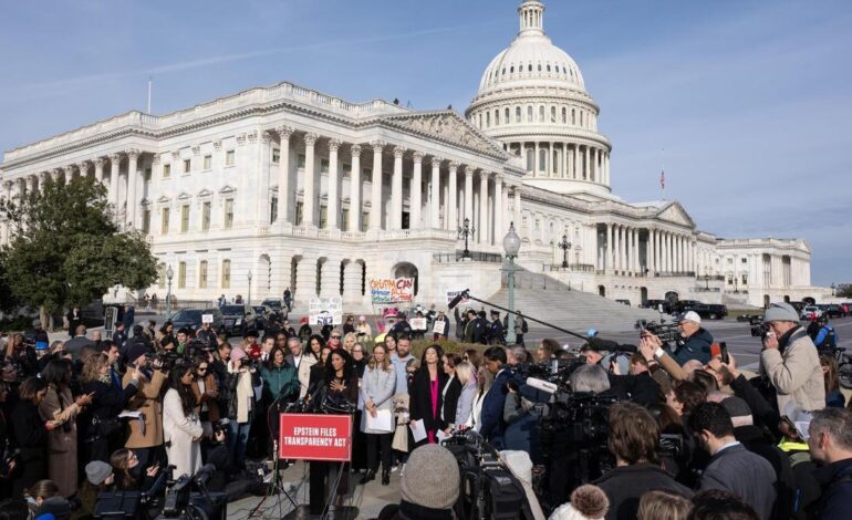 El Congreso de EEUU vota la propuesta para desclasificar todos los archivos del ‘caso Epstein’