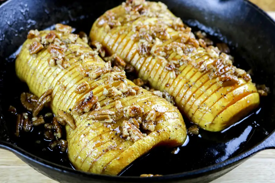 calabaza hasselback