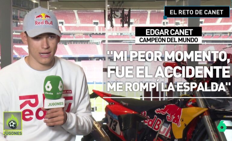 El gran reto de Edgar Canet casi cinco años después de fracturarse cinco vértebras