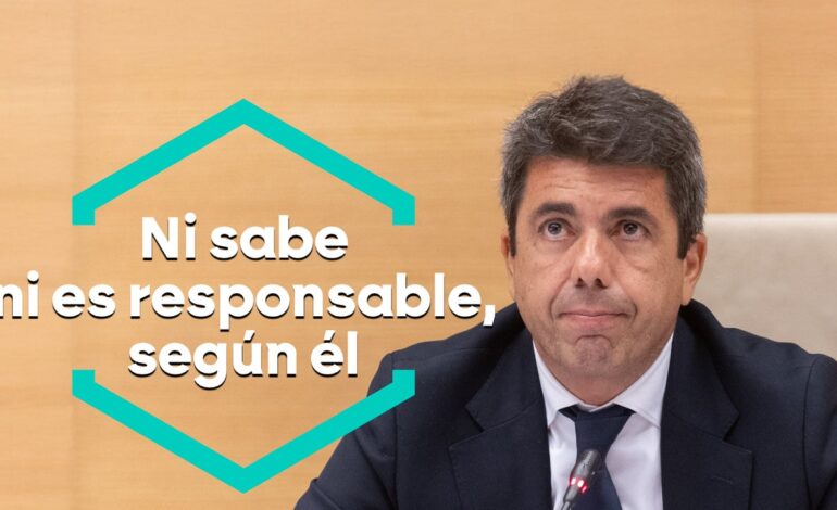 su comparecencia en el Congreso deja otra versión del día de la DANA