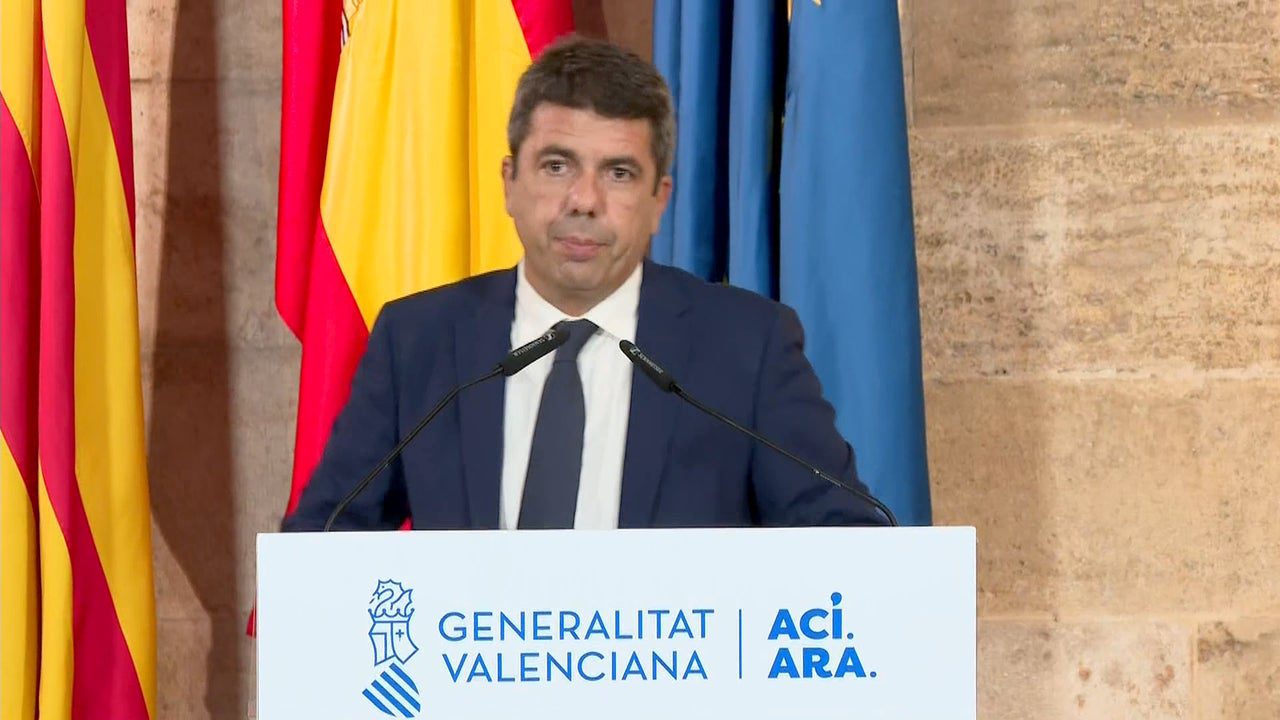 Comparecencia de Carlos Mazón en la comisión de investigación sobre la DANA, streaming en directo