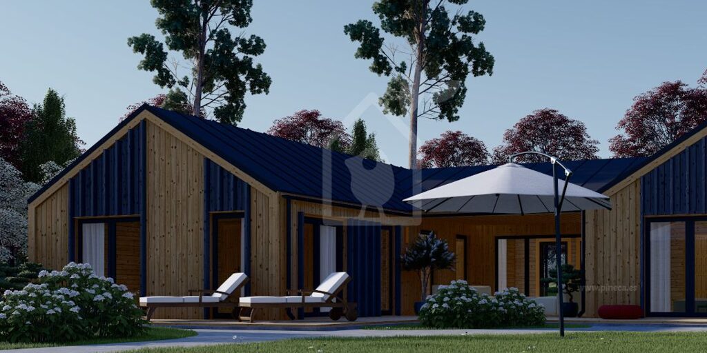 La casa prefabricada de 139 metros cuadrados, tres habitaciones y tres baños por menos de 64.000 euros