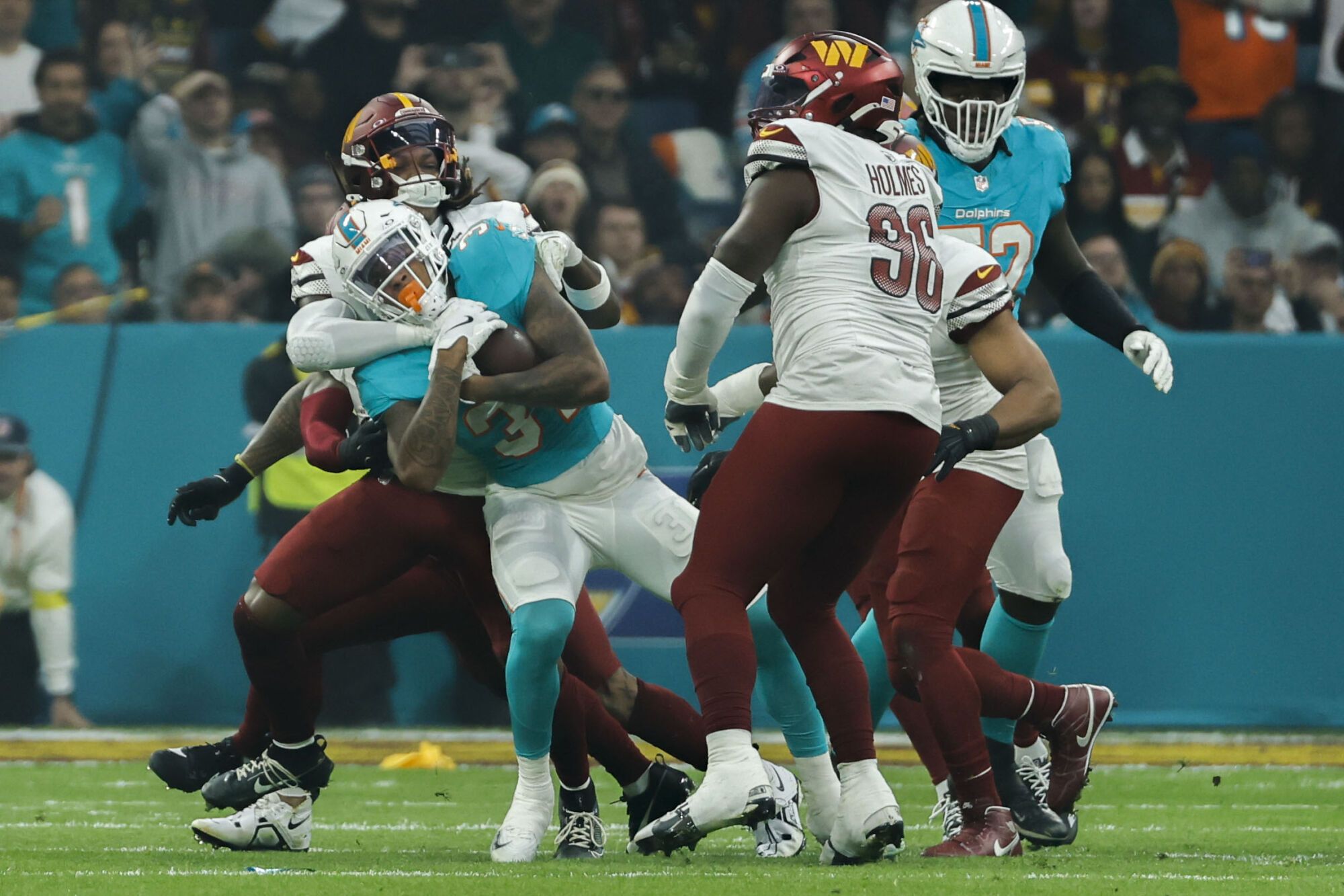 NFL en Madrid: Miami Dolphins - Washington Commanders.