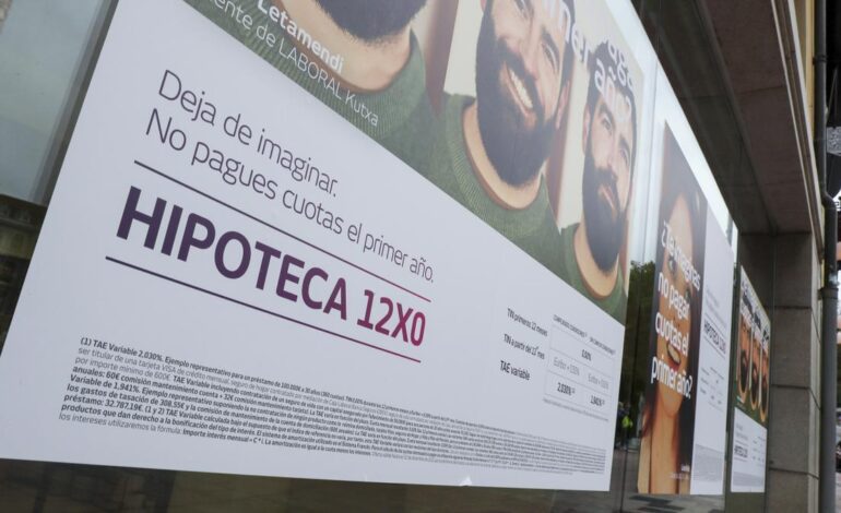 SUBIDA EURÍBOR PRECIO HIPOTECAS | El euríbor se estabiliza en el 2,217% y condena a subir 10 euros mensuales la cuota a las hipotecas con revisión semestral