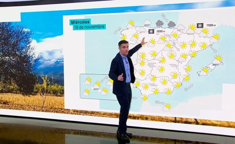 Tenemos nieve a la vista, de momento hoy las temperaturas empiezan a bajar
