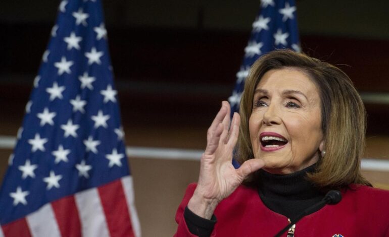Nancy Pelosi anuncia que se retira de la política