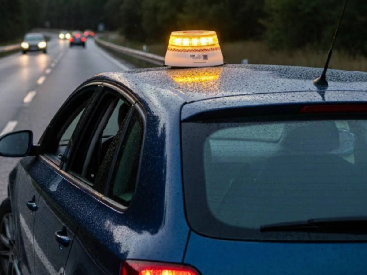 La Guardia Civil explica cómo colocar (bien) la baliza V-16 en caso de emergencia