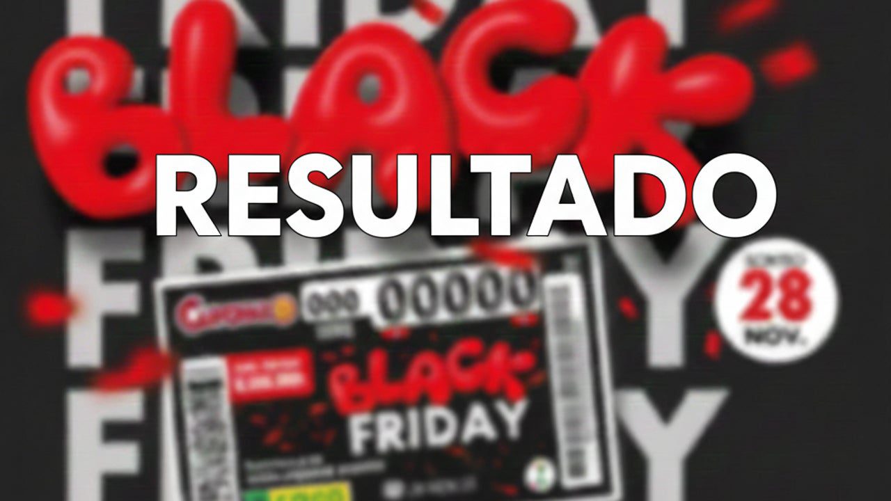 Comprobar resultados del sorteo del Cuponazo de la ONCE por el Black Friday 2025 de hoy viernes 28 de noviembre