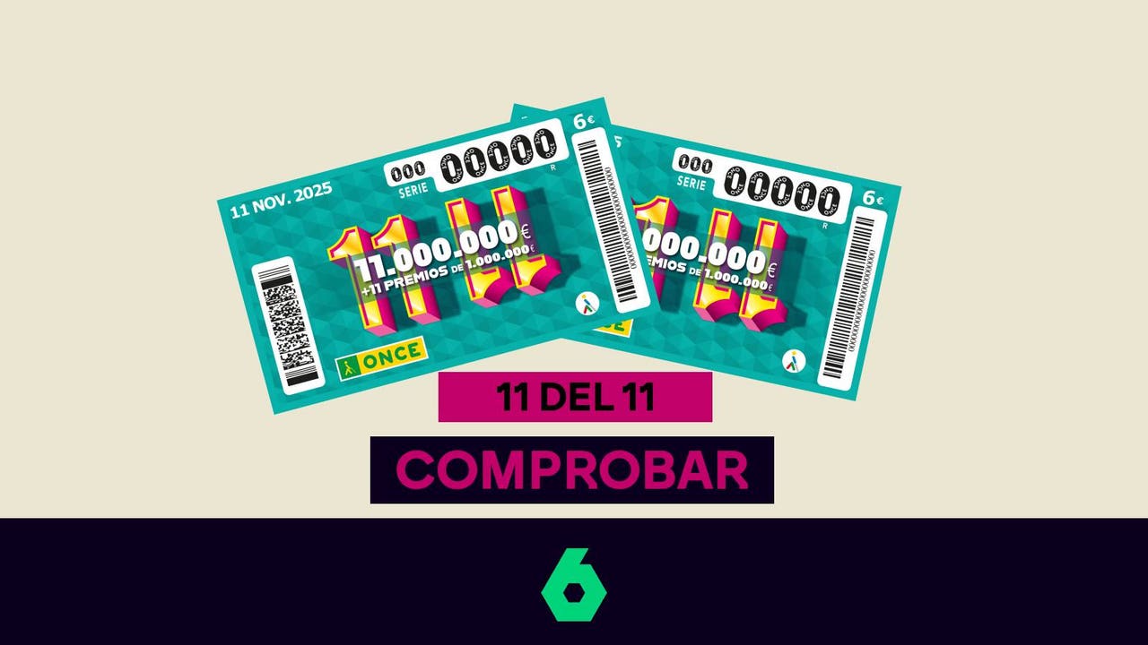 Sorteo 11 del 11 de la ONCE de hoy