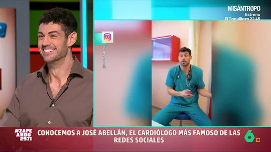 VÍDEO| ¡Nuevo fichaje en Zapeando! El cardiólogo José Abellán cuelga la bata para cuidar nuestro corazón