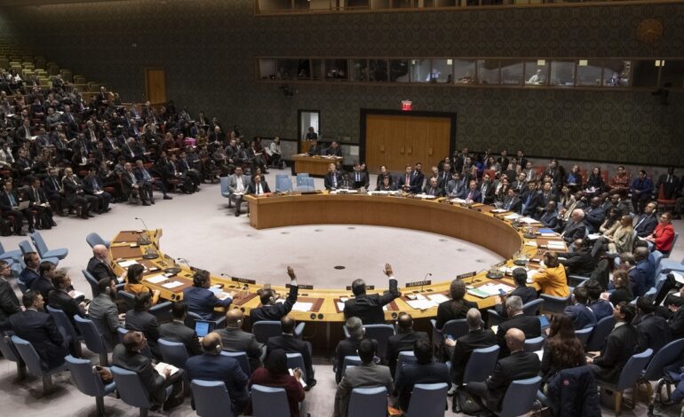El Consejo de Seguridad de la ONU da luz verde al plan de paz de Trump sobre Gaza