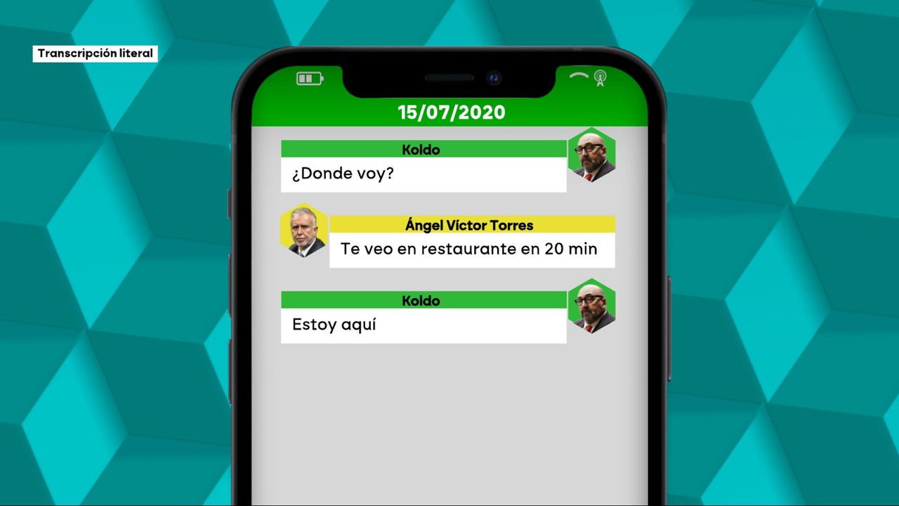 Torres habría ido a una cena con Aldama pese a que aseguró no tener «ninguna relación» con el empresario