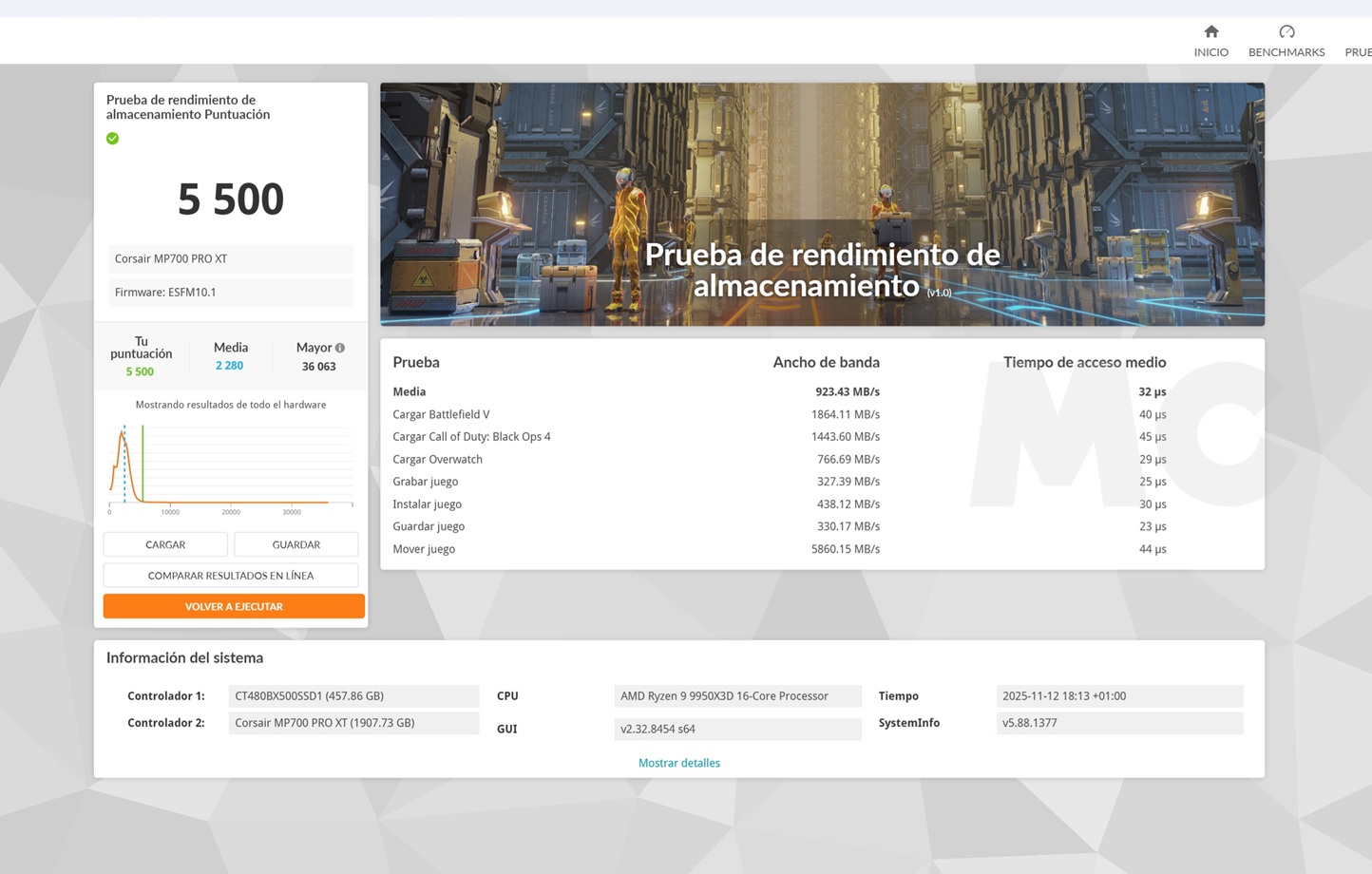 corsair mp 700 pro xt 3dmark