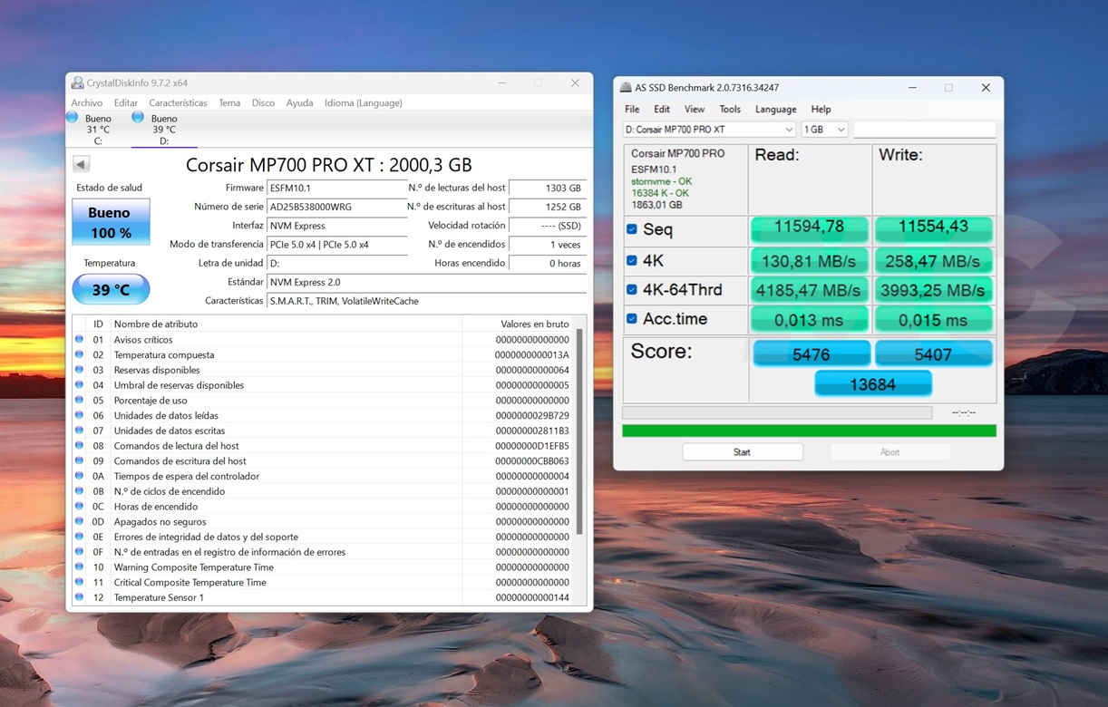 corsair mp 700 pro xt as ssd