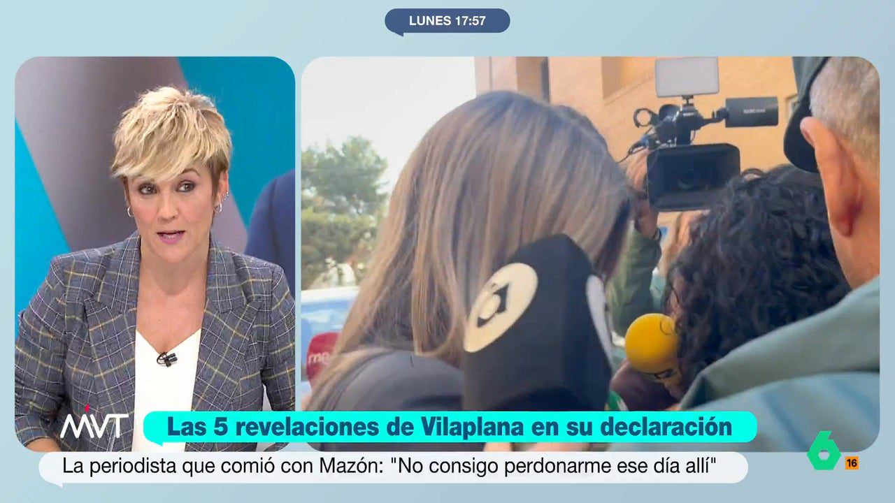 Cristina Pardo, a Vilaplana: «Si estás comiendo con un político que se levanta a atender llamadas, como mínimo le preguntas: ¿Todo bien?»