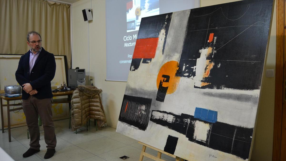 El ciclo «Mirar un Cuadro» vuelve a Luarca con análisis de obras del patrimonio artístico municipal