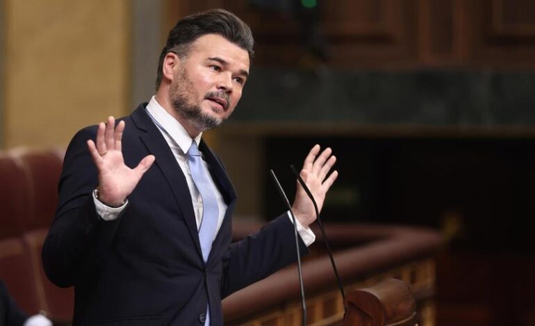 RUFIÁN ABRAZO SÉMPER | Rufián envía un abrazo y «mucha fuerza» a su «amigo» Borja Sémper