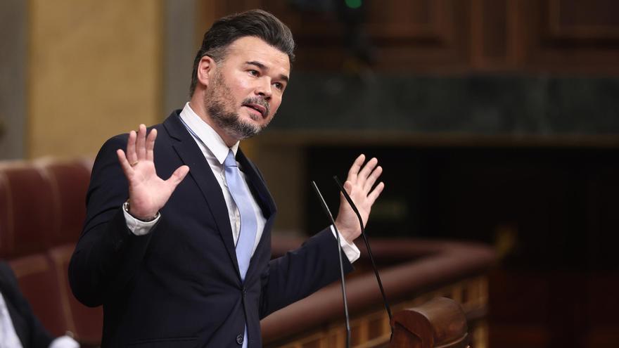 RUFIÁN ABRAZO SÉMPER | Rufián envía un abrazo y «mucha fuerza» a su «amigo» Borja Sémper