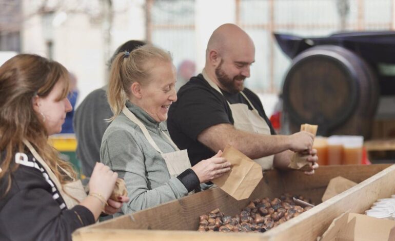 La Balesquida reparte castañas a chinos y estadounidenses