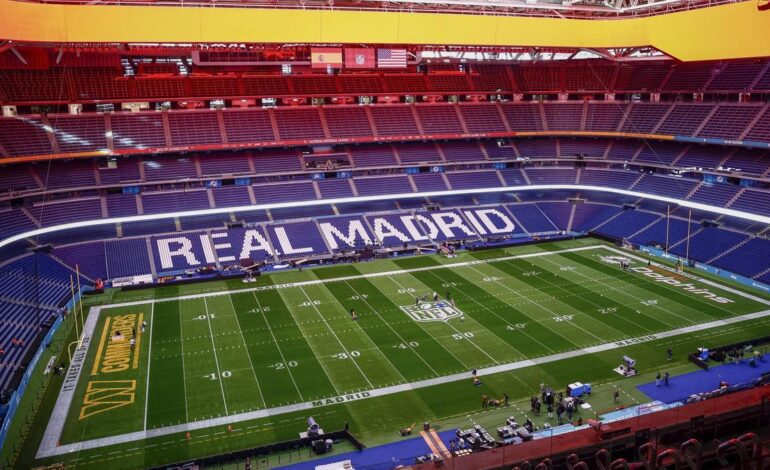 TRANFORMACIÓN BERNABÉU NFL | Así ha sido la transformación del estadio Santiago Bernabéu en campo de la NFL