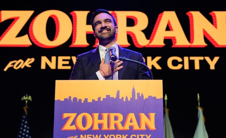 El demócrata Zohran Mamdani hace historia y se convierte en el primer alcalde musulmán de Nueva York