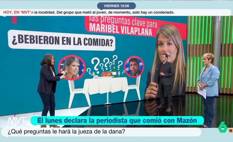 ¿Puede la jueza de la DANA preguntar a Maribel Vilaplana si Carlos Mazón estaba ebrio?