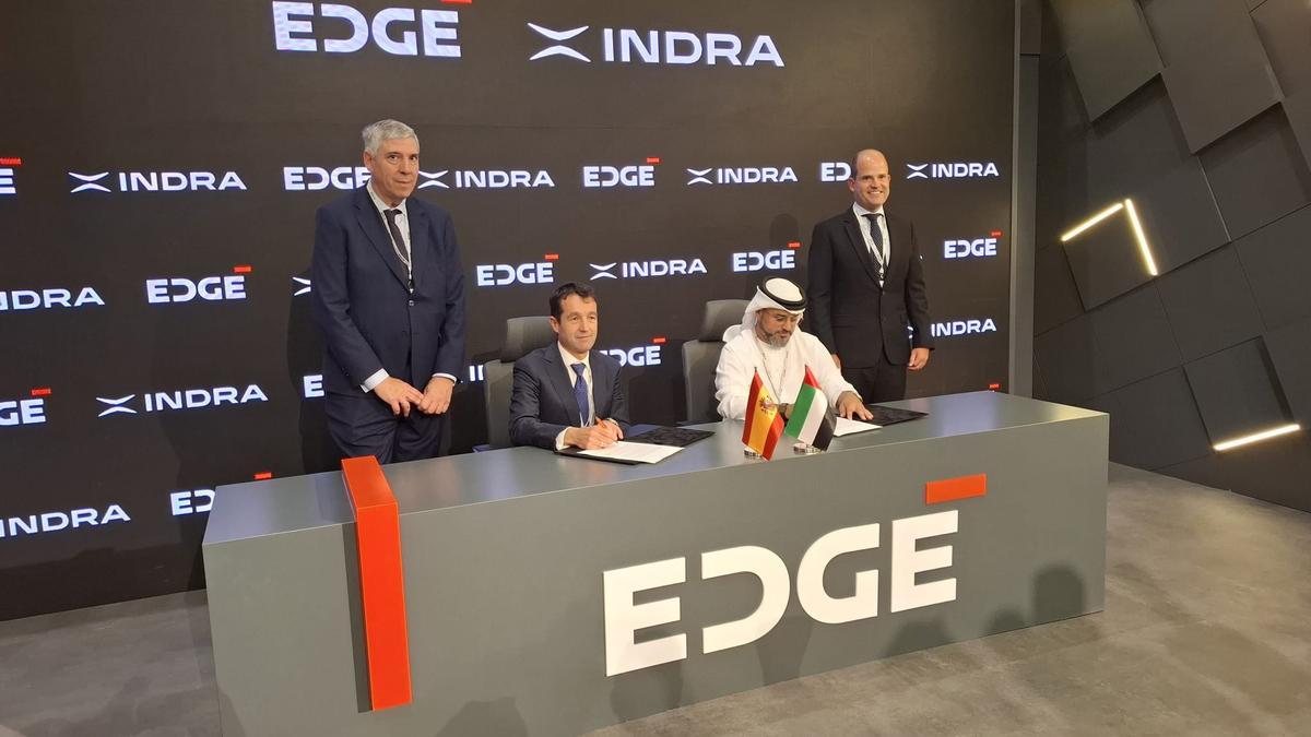 Indra firma una alianza con la emiratí Edge para fabricar drones ‘kamikaze’ en España