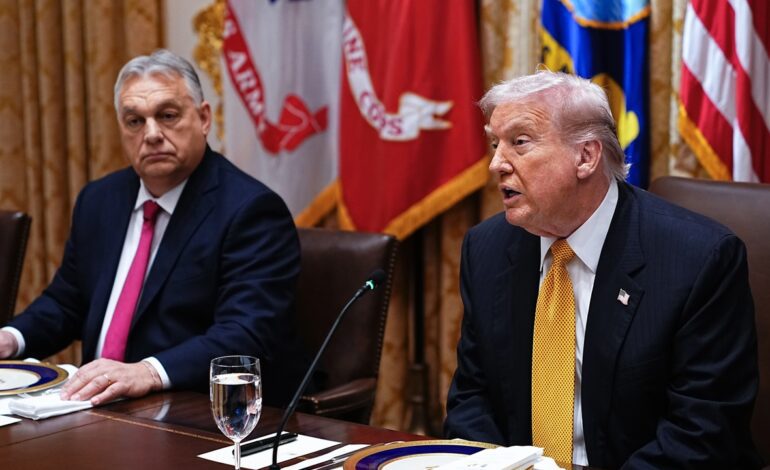 Trump dice que los líderes europeos podrían «aprender» de Orbán sobre cómo gestionar la inmigración: «Él tenía razón»