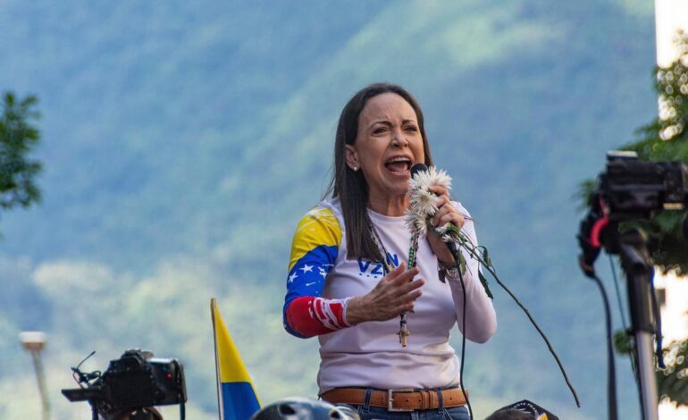 María Corina Machado apela a la ayuda de Europa para «liberar a Venezuela» e iniciar su «reconstrucción moral»