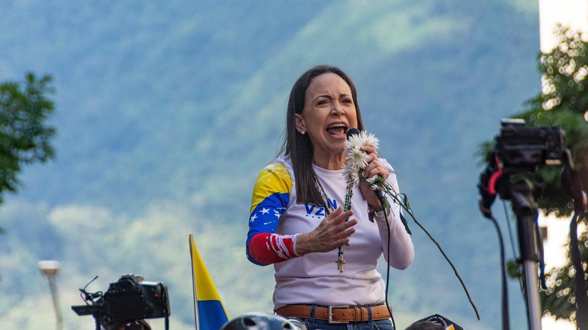 María Corina Machado apela a la ayuda de Europa para «liberar a Venezuela» e iniciar su «reconstrucción moral»