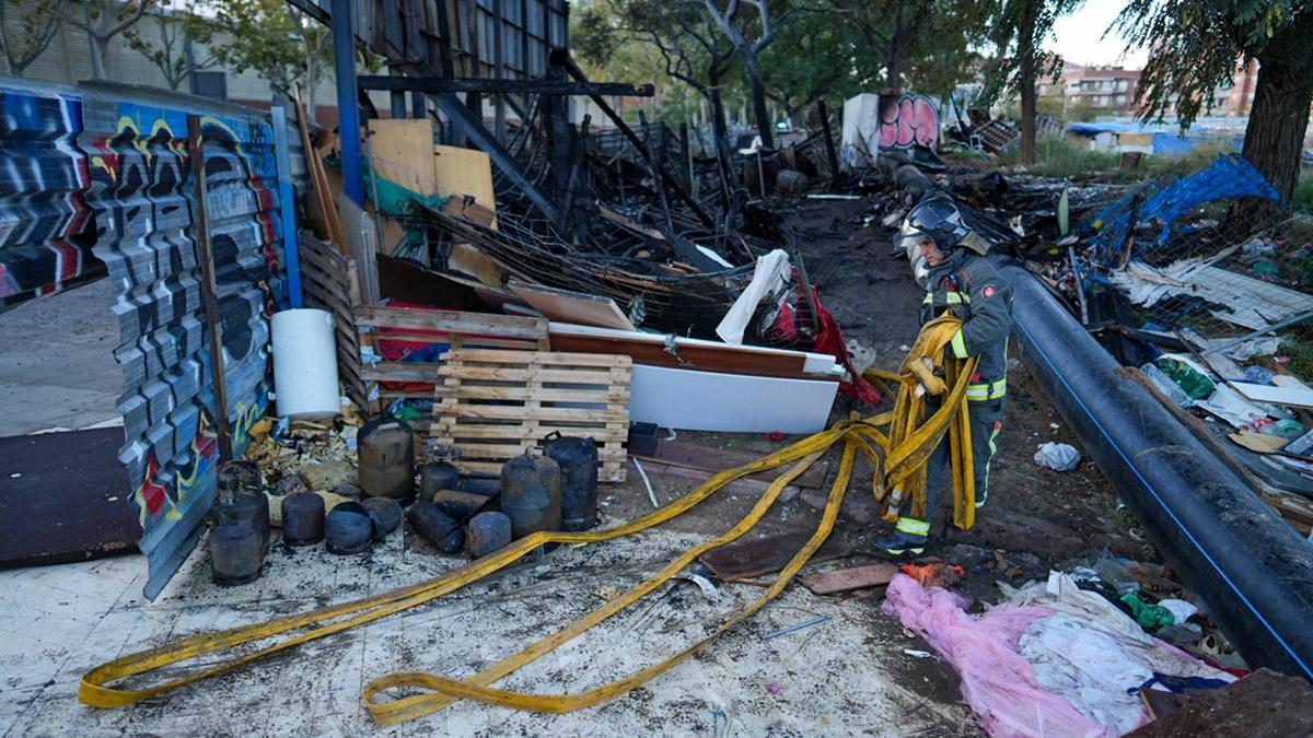 los Mossos investigan si fue provocado