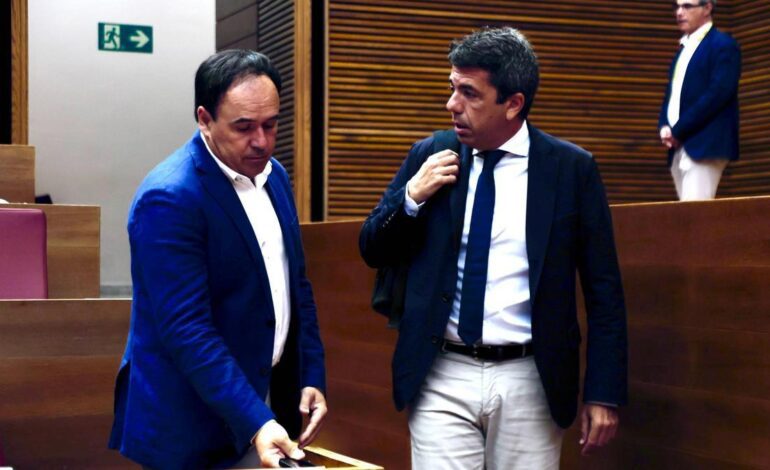 Directo pleno de investidura del nuevo presidente de la Generalitat Valenciana