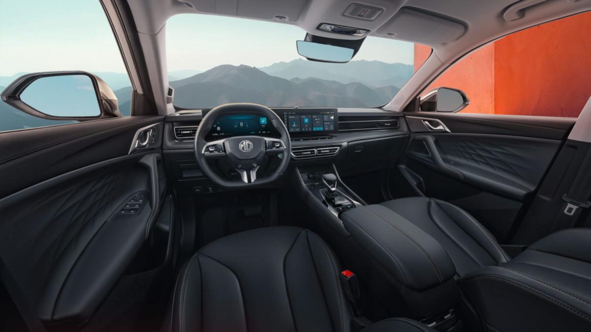 Interior del MG HS Hybrid+